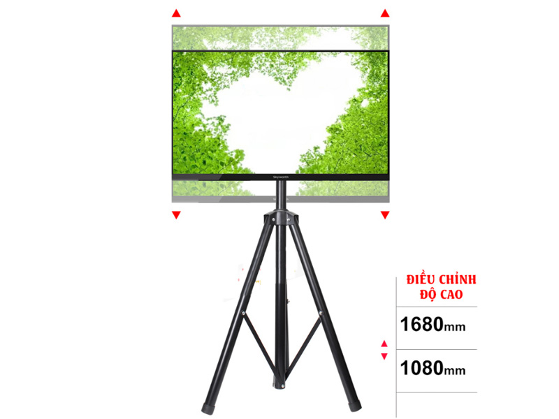 Giá treo tivi 3 chân đứng E1200 xoay 360 độ (32 - 55 inch)
