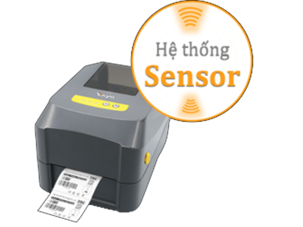 Máy in tem nhãn 2 in 1 Vlabel VLP1 BW