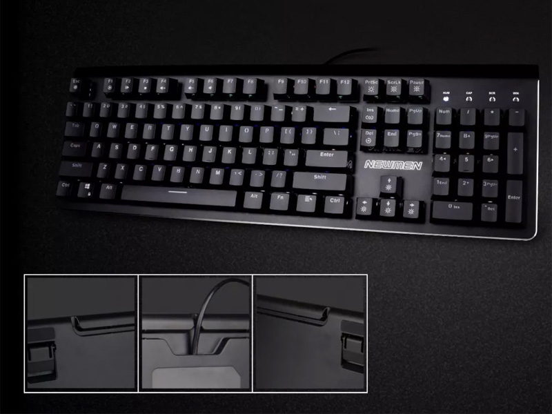 Bàn phím quang cơ Newmen Esport GM390 RGB IP57
