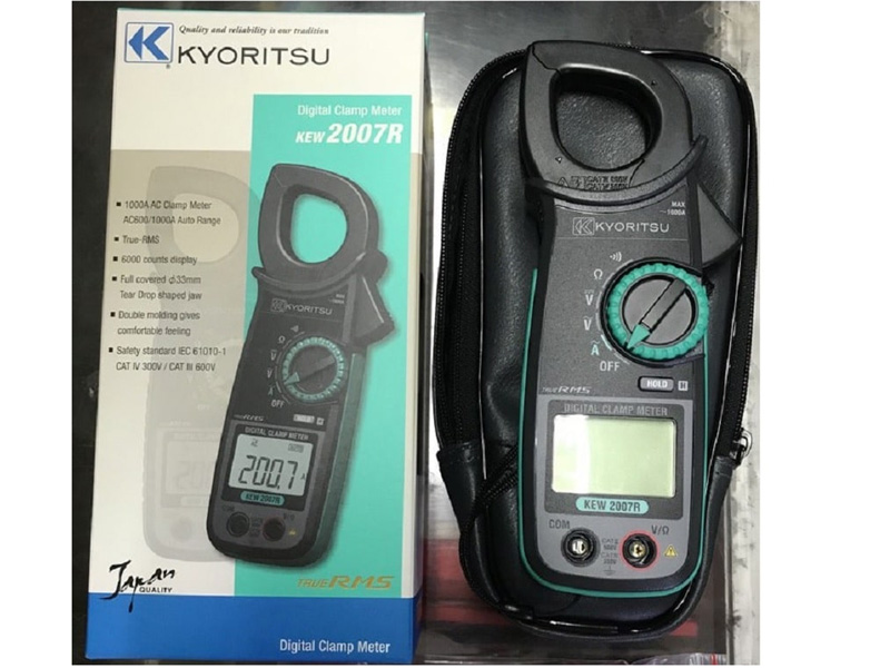 Ampe kìm Kyoritsu 2007R (600AAC, 600V)