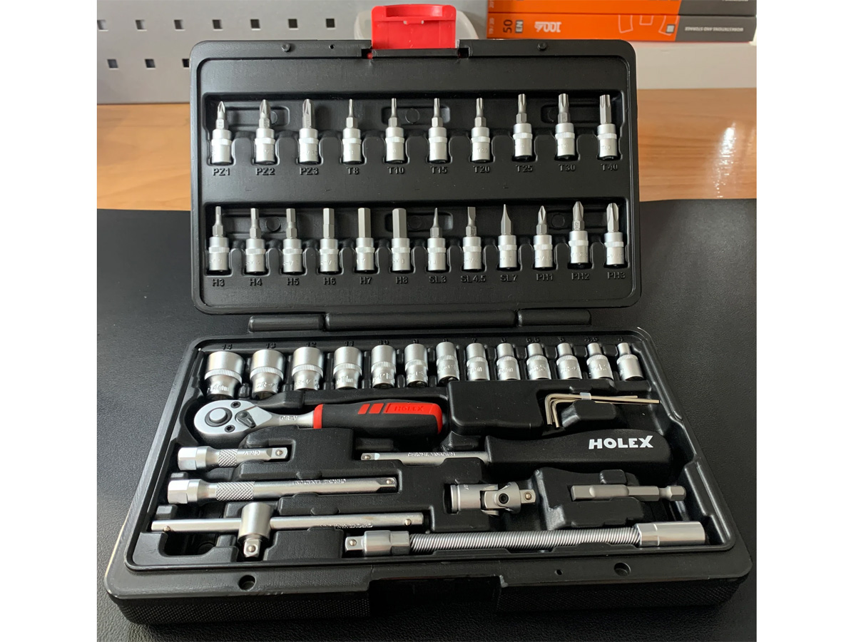 Bộ dụng cụ sửa chữa đa năng Holex 630002 (46 chi tiết)