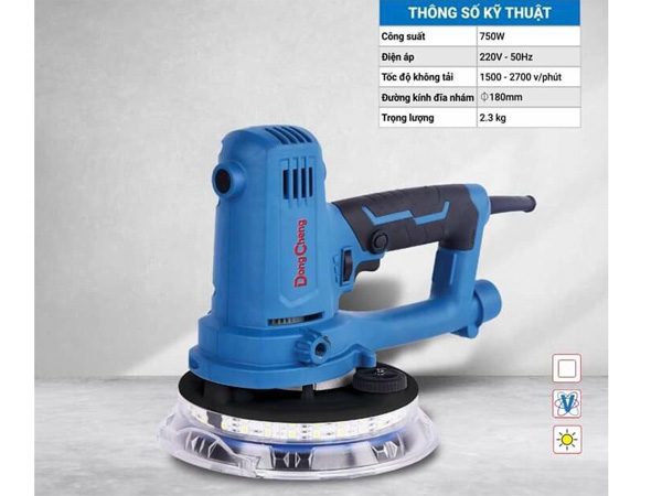 Máy chà tường Dongcheng DSF02-180 750W