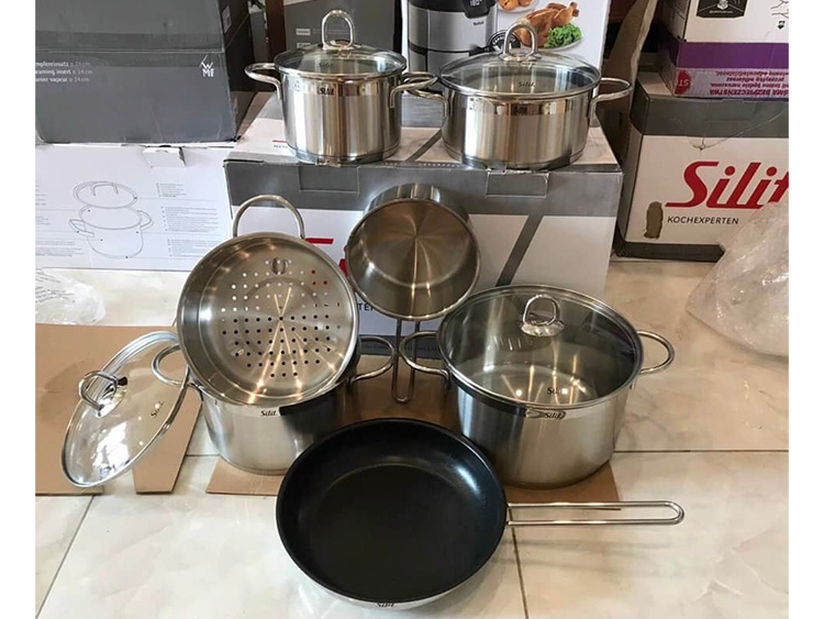 Bộ nồi Silit Diamant 7 món