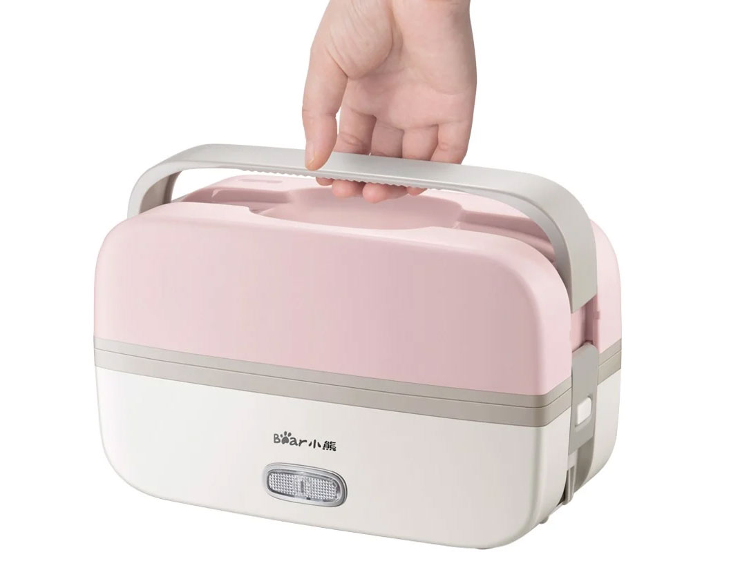 Hộp cơm điện cầm tay mini đa năng Bear DFH-B10J2