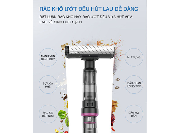 Máy hút bụi khô và ướt không dây Tiross TS9307