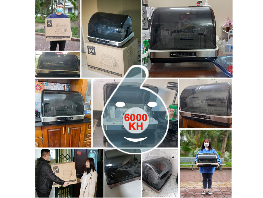 Máy sấy và khử trùng bát đĩa Winci K7-UV007 (42 lít)