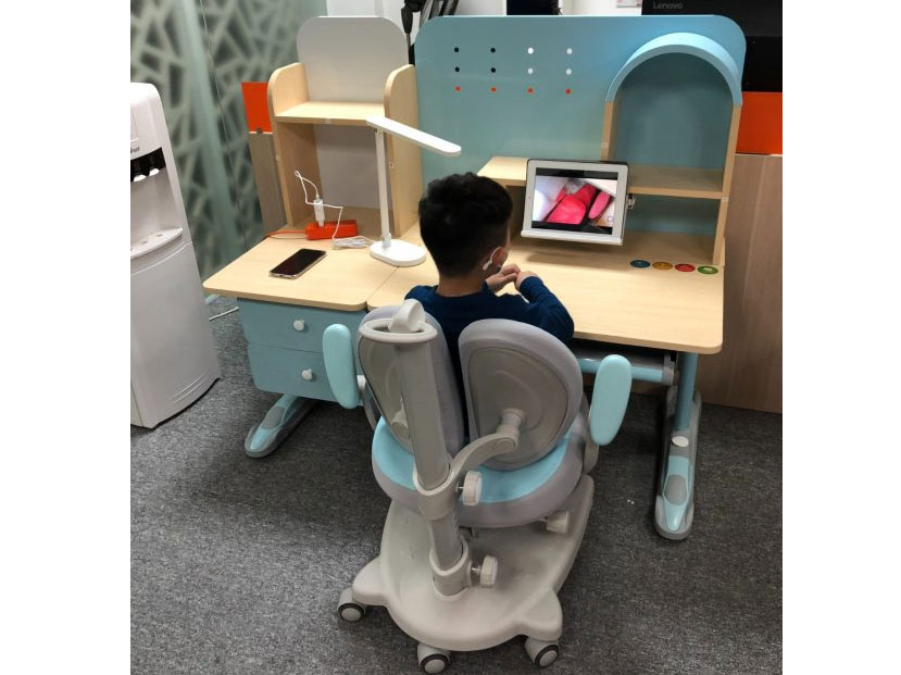 Bàn học thông minh chống gù chống cận Dolphin Dol-5 (120 x 60 cm)