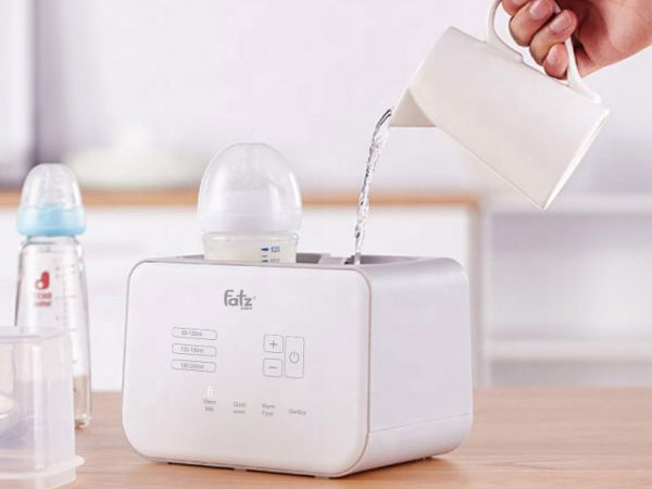 Máy hâm sữa tiệt trùng điện tử 2 bình Duo 5 Fatzbaby FB3203TN
