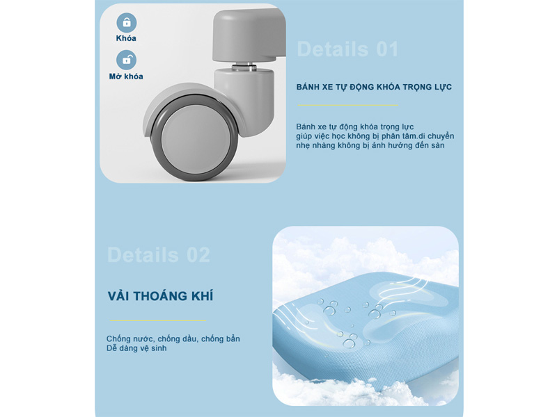 Ghế ngồi chống gù cho học sinh DRY- 816