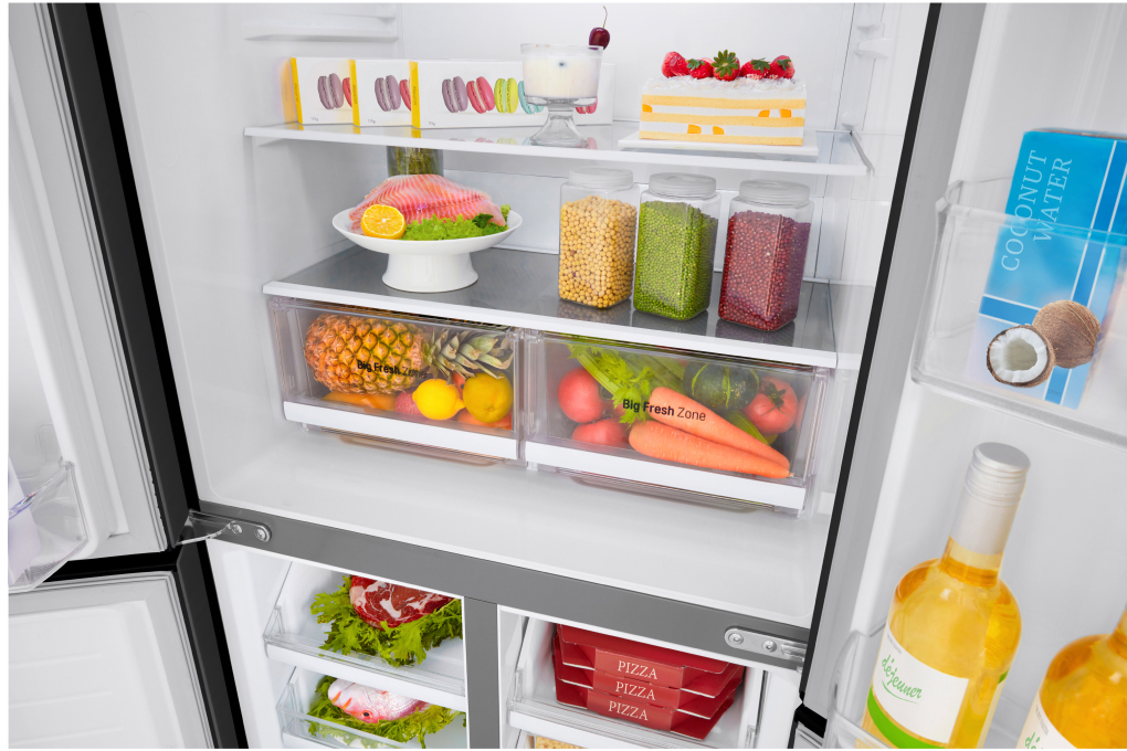 Tủ lạnh LG Inverter 530 lít GR-B53MB màu đen