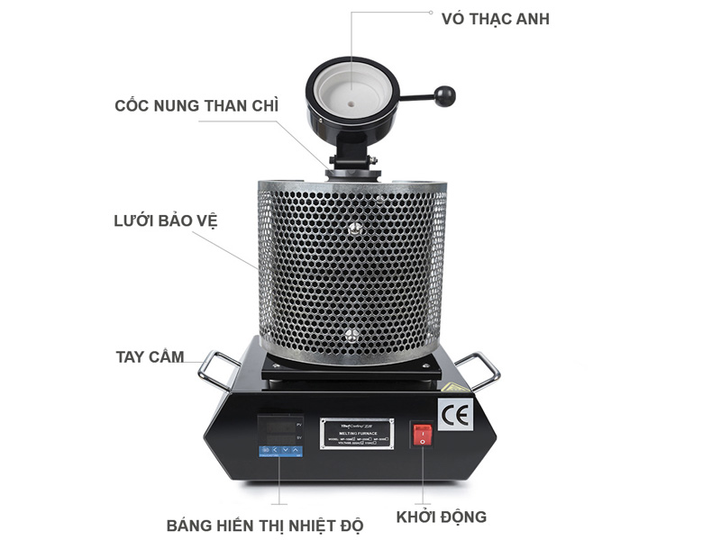 Lò nấu vàng kỹ thuật số MaxPower MF03