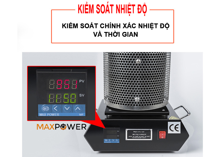 Lò nấu vàng kỹ thuật số MaxPower MF03