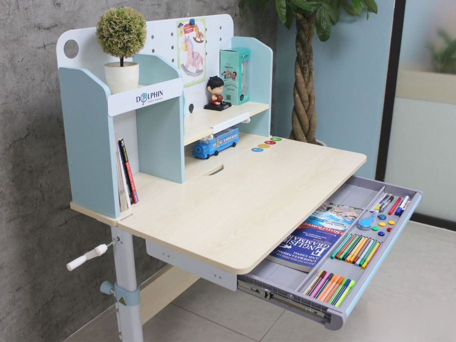 Bàn học thông minh chống gù chống cận Dolphin Dol-K02 (90 x 60 cm)