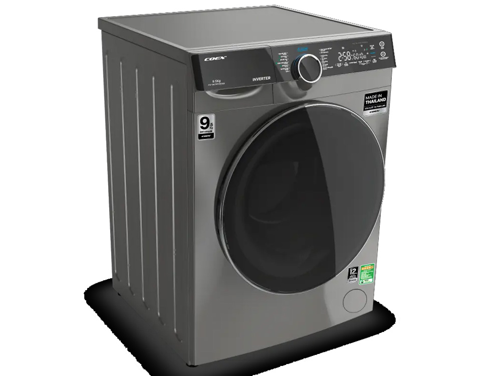 Máy giặt lồng ngang Coex Inverter 9.5kg FW-90CW1408IGB