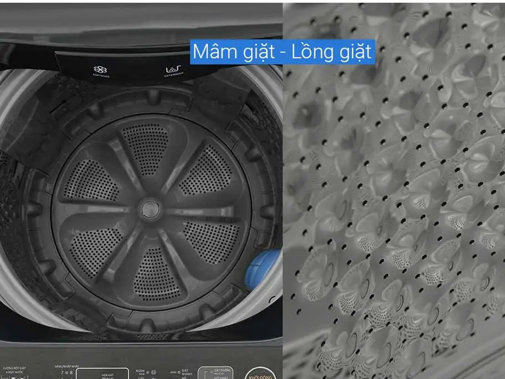 Máy giặt Toshiba inverter 10kg AW-DM1100PV(KK)