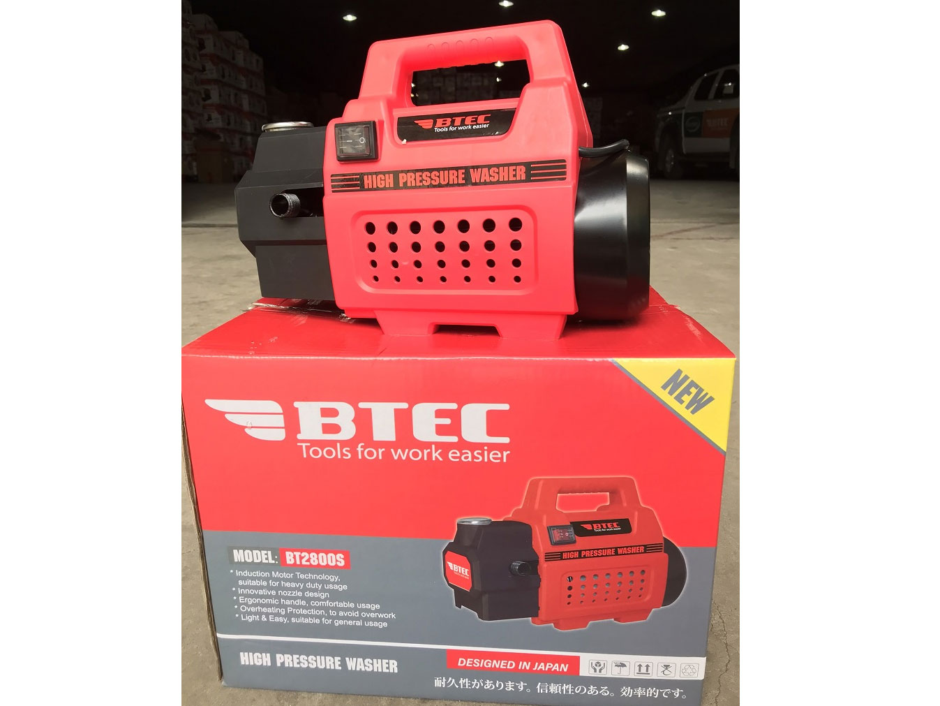 Máy rửa xe áp lực cao BTEC BT2800S