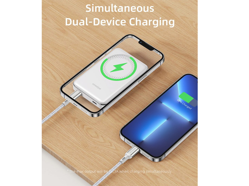 Sạc dự phòng iPhone Innostyle Powermag Slim 15W PD/QC3.0 20W 10.000mAh IM20PD