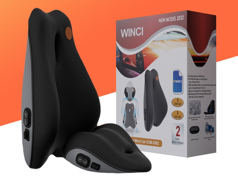 Gối và đệm massage ô tô Winci CCW-C002