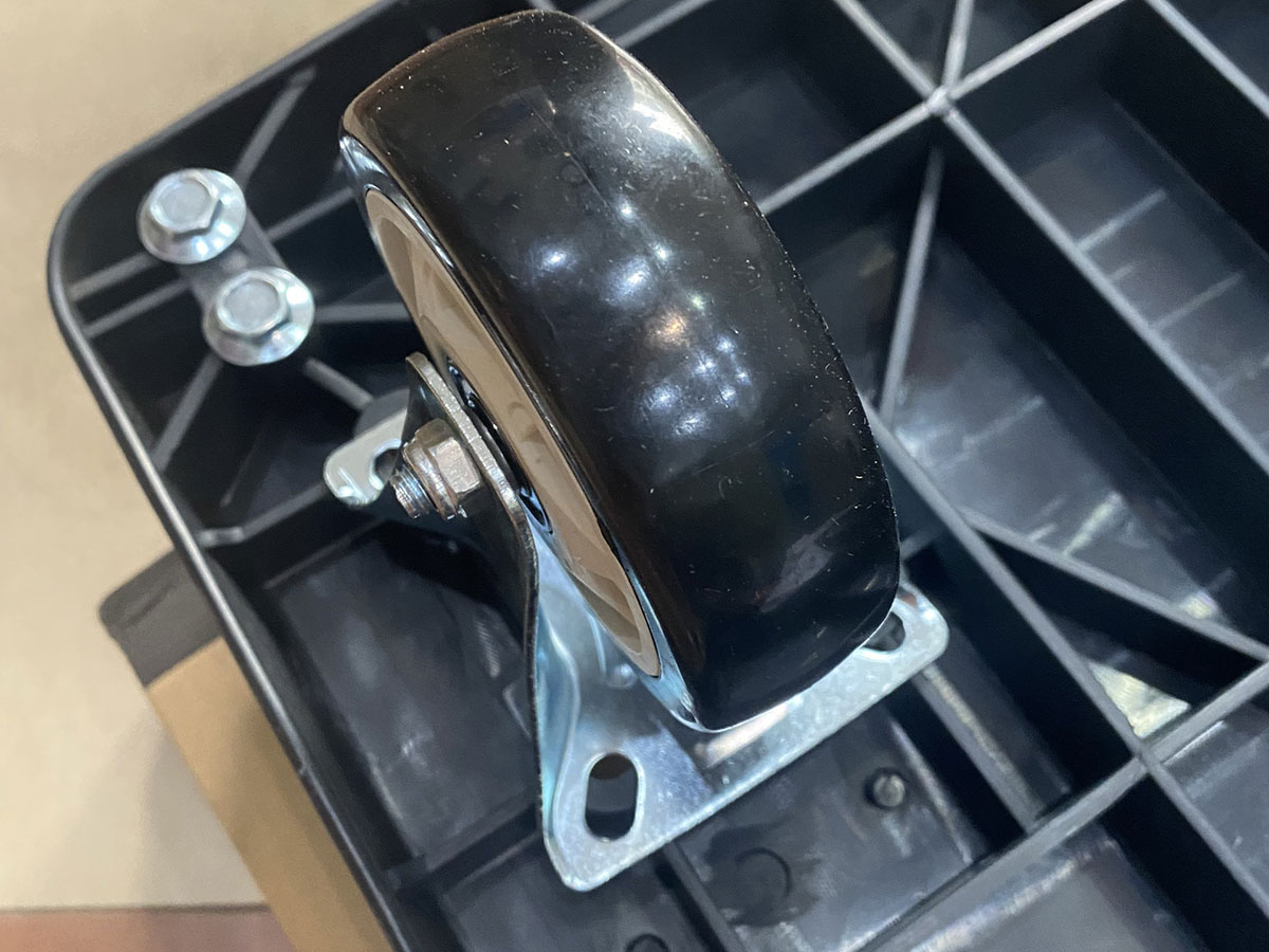 Xe đẩy hàng 4 bánh sàn nhựa Ameca HAM-200P