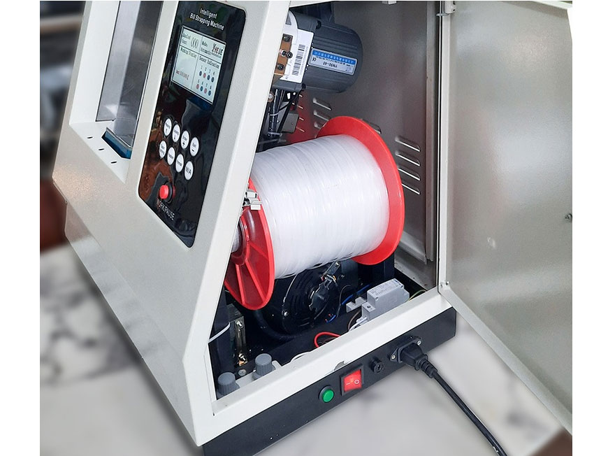 Dây đai nhựa dày trong đóng bó tiền (1,1cm x 160m)