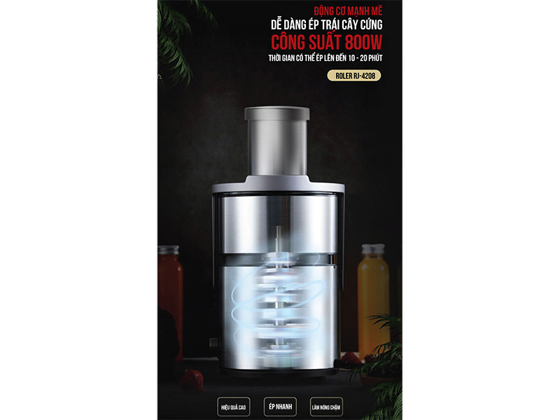Máy ép nhanh trái cây đa năng Roler RJ-4208