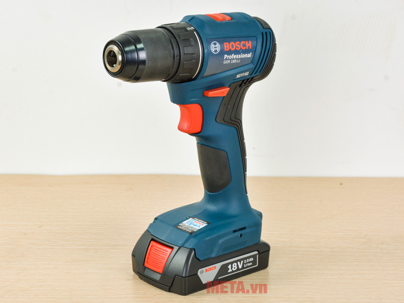 Máy khoan vặn vít dùng pin 18V Bosch GSR 185-LI 06019K30K1 (1 pin, 1 sạc)