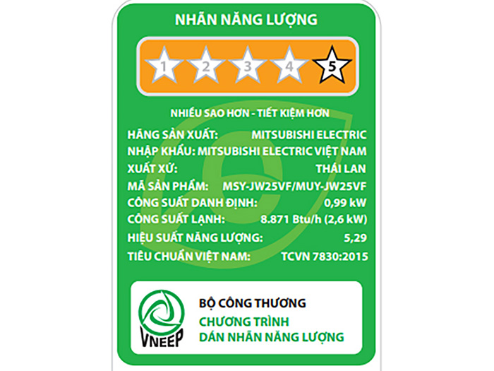 Máy lạnh Mitsubishi Electric Inverter 1 HP MSY/MUY-JW25VF