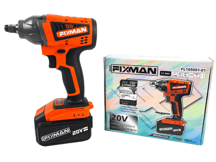 Máy vặn bu lông dùng pin cầm tay Fixman FL105001-01