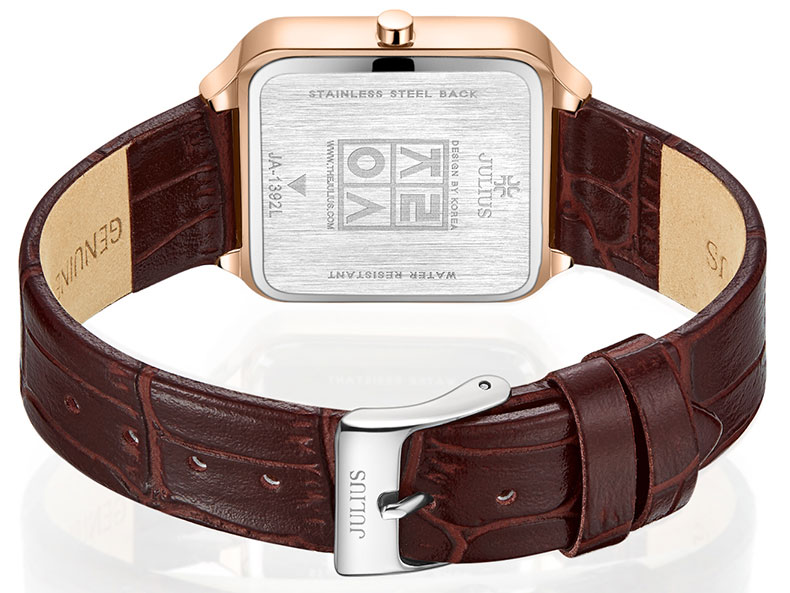 Đồng hồ nữ Julius JA-1392 Hàn Quốc dây da