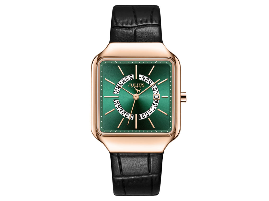 Đồng hồ nữ Julius JA-1392 Hàn Quốc dây da