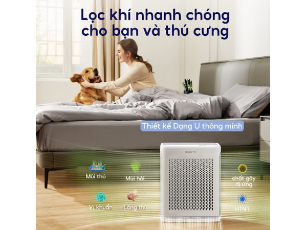 Máy lọc không khí chống dị ứng thú cưng Levoit Vital 100S (LAP-V102S-AASR)