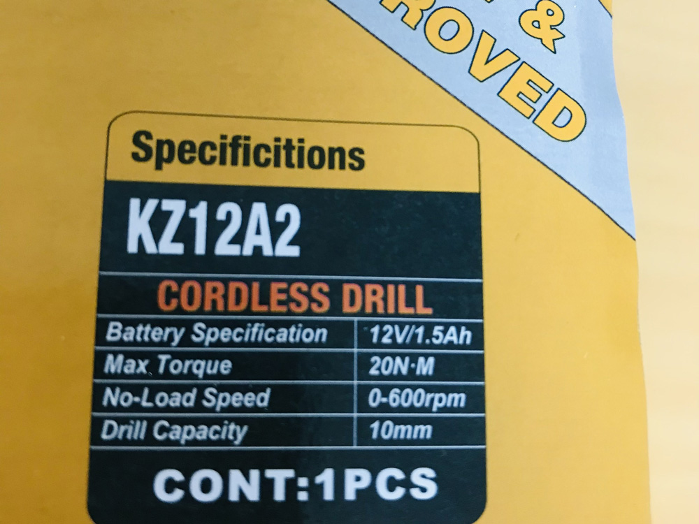 Máy khoan pin 12V Kazaki KZ12A2