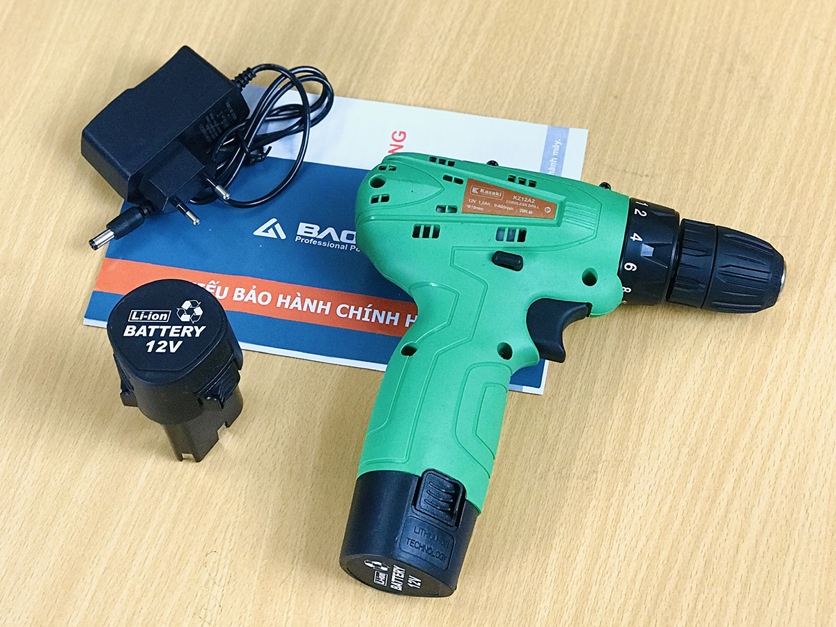 Máy khoan pin 12V Kazaki KZ12A2