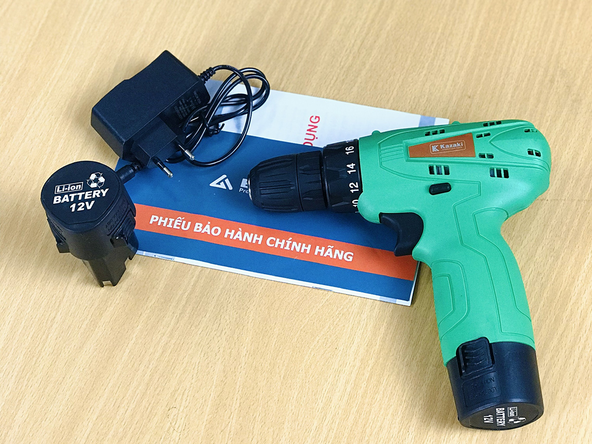 Máy khoan pin 12V Kazaki KZ12A2