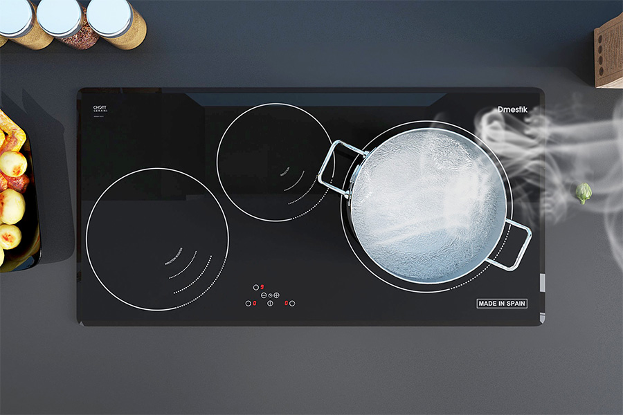 Bếp từ D MESTIK ES753 DKI (Bếp 3 từ)