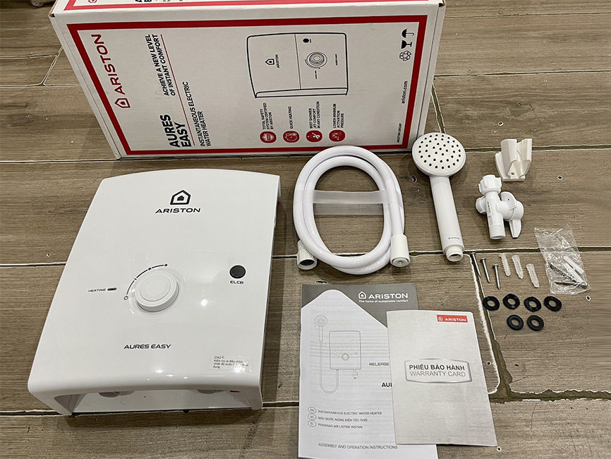 Máy nước nóng trực tiếp Ariston Aures Easy 3.5 Máy nước nóng trực tiếp Ariston Aures Easy 3.5