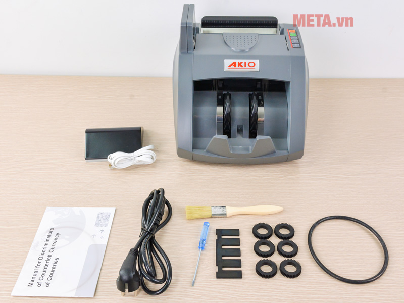 Máy đếm tiền và ngoại tệ Akio AD-2024 (Phát hiện tiền siêu giả)