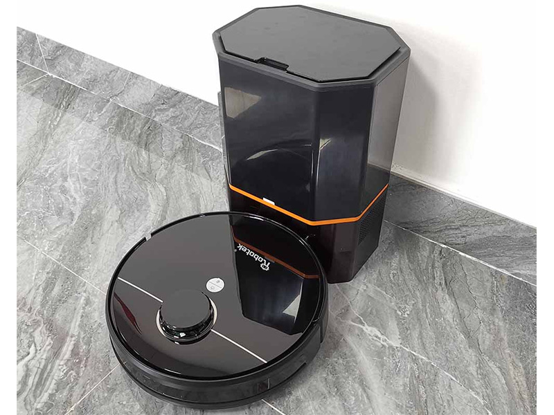 Robot hút bụi lau nhà thông minh, tự đổ rác Robotek W800 WIFI