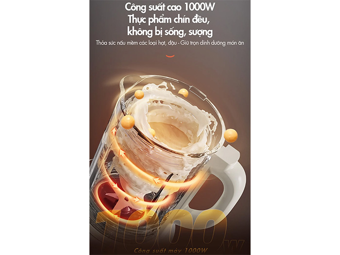 Máy làm sữa hạt đa năng Bear PBJ-D10T1 (1,75 lít)