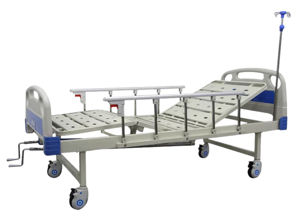 Giường y tế 2 tay quay Hachimed A02-I