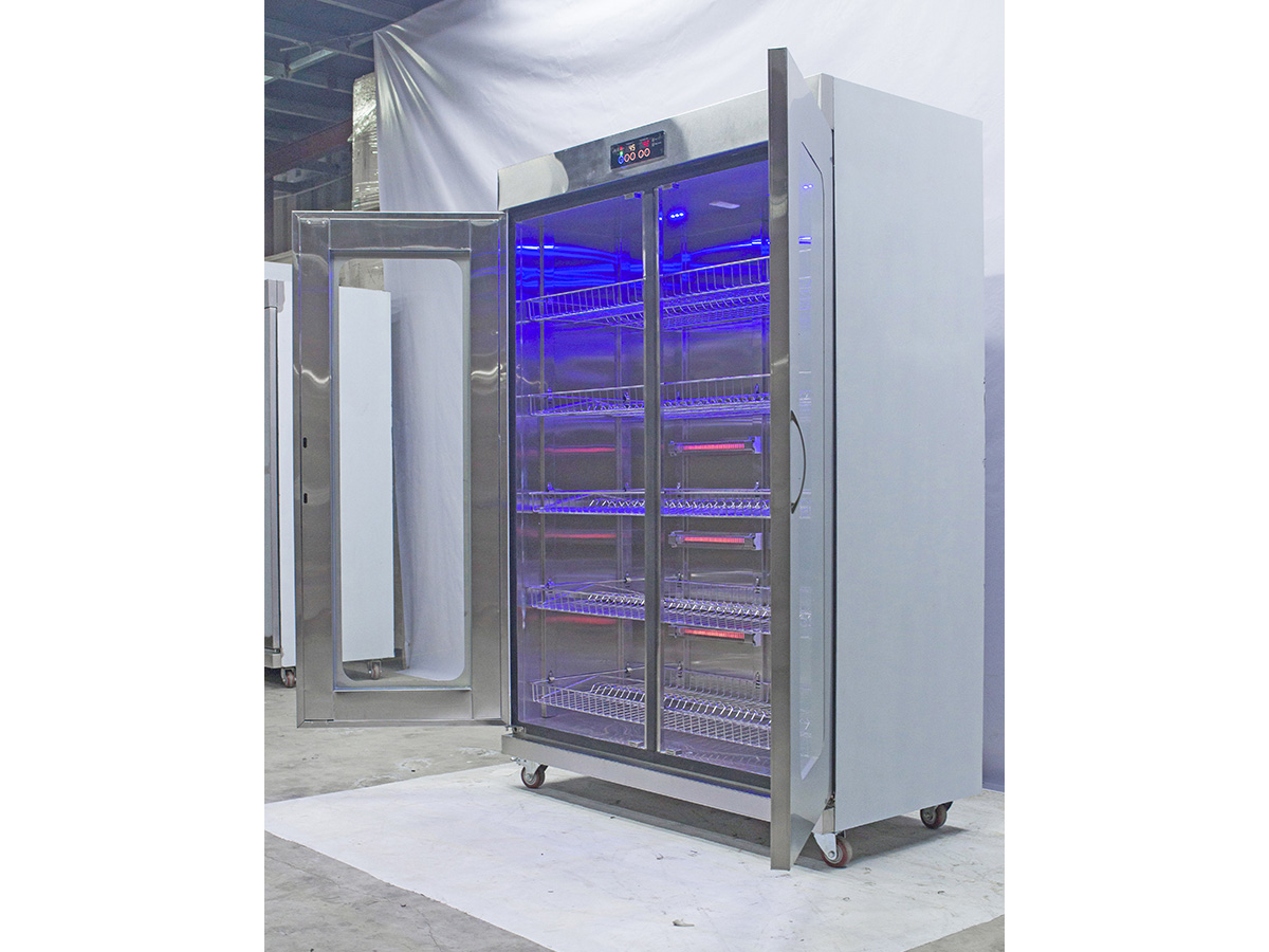 Tủ sấy bát cánh kính 1200L 2 lớp FSMDLTSB-2CK2L