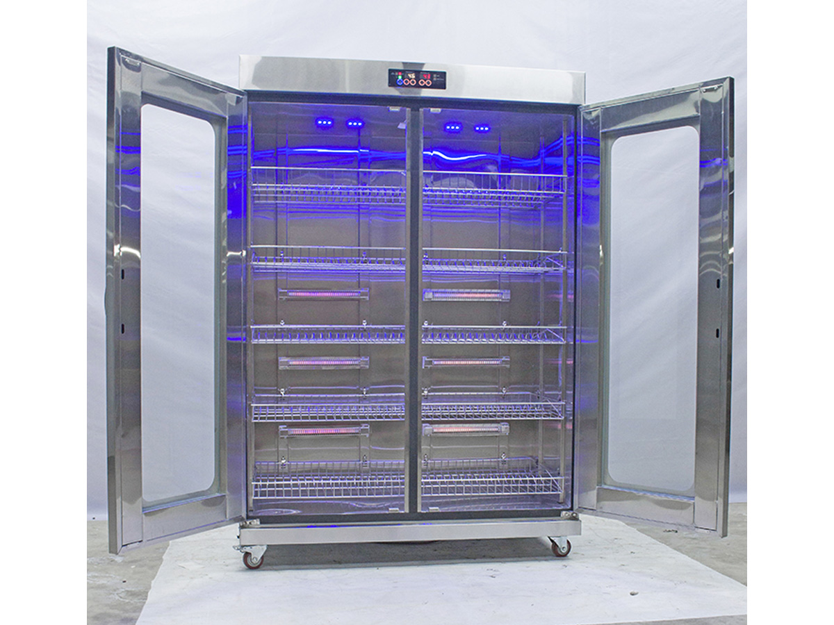 Tủ sấy bát cánh kính 1200L 2 lớp FSMDLTSB-2CK2L