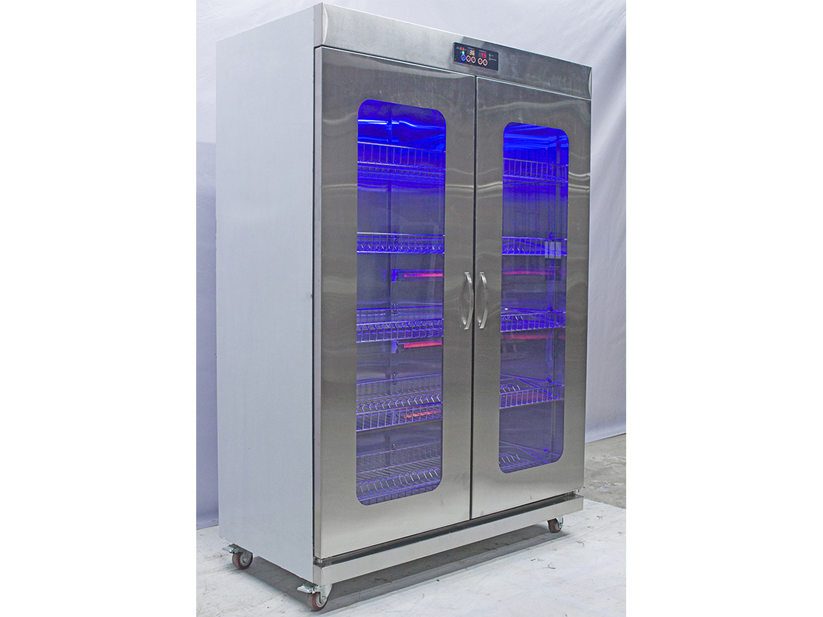 Tủ sấy bát cánh kính 1200L 2 lớp FSMDLTSB-2CK2L