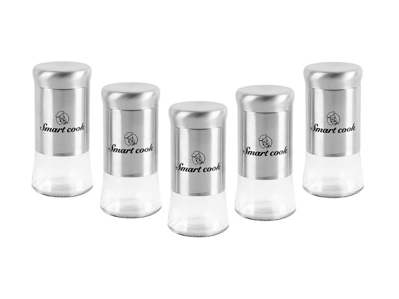Bộ hộp đựng gia vị thủy tinh 9 món Smartcook SM-8401OL