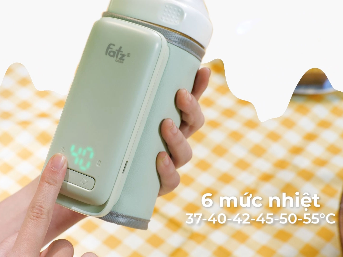 Dụng cụ hâm sữa cầm tay không dây READY 4 Plus FB3123WN