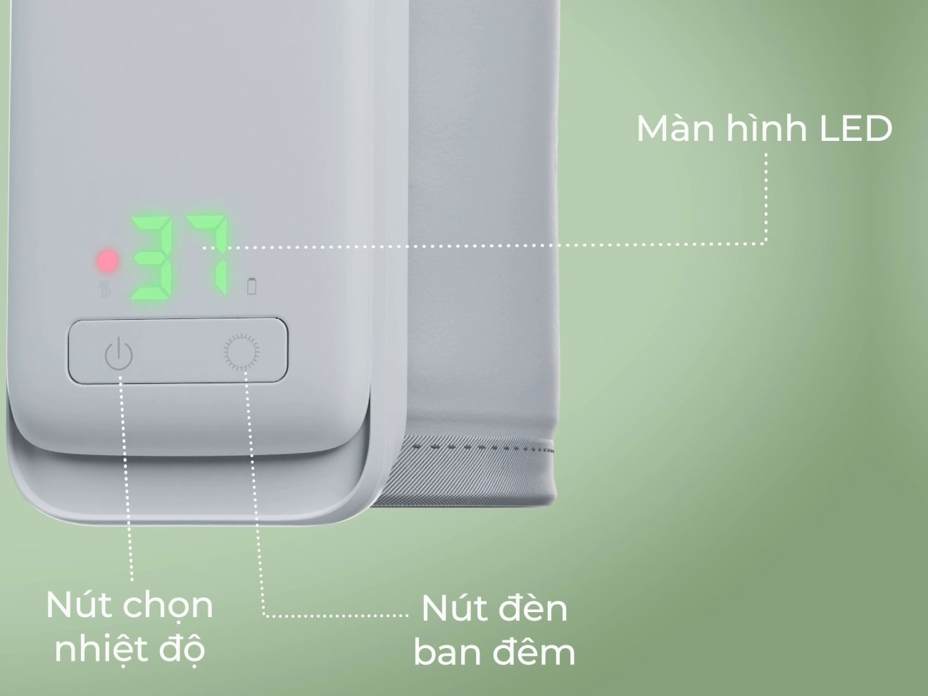 Dụng cụ hâm sữa cầm tay không dây READY 4 Plus FB3123WN