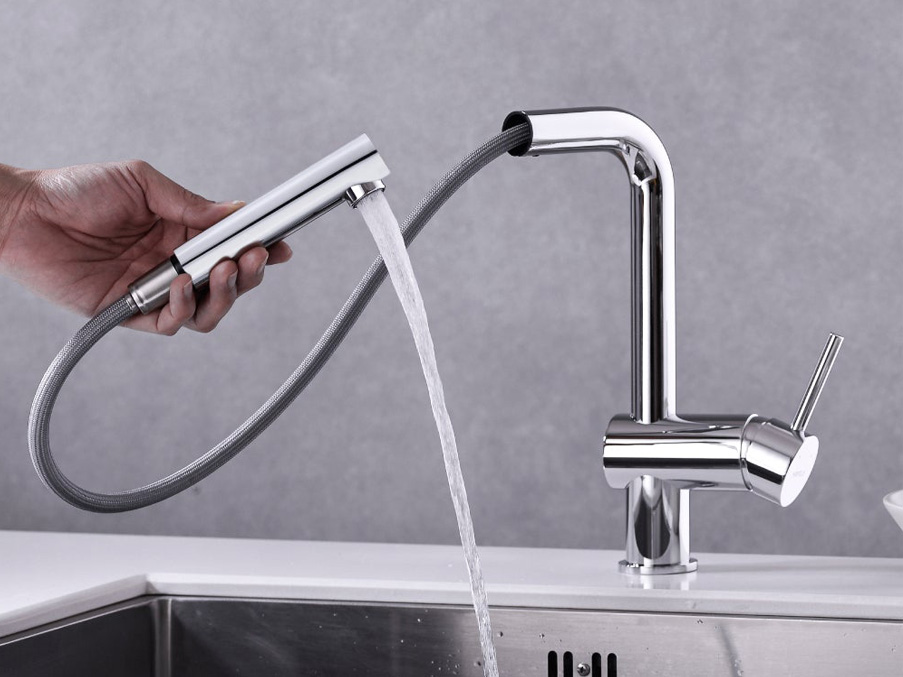 Vòi rửa bát nóng lạnh Hafele HT21-CH1P254/577.55.200