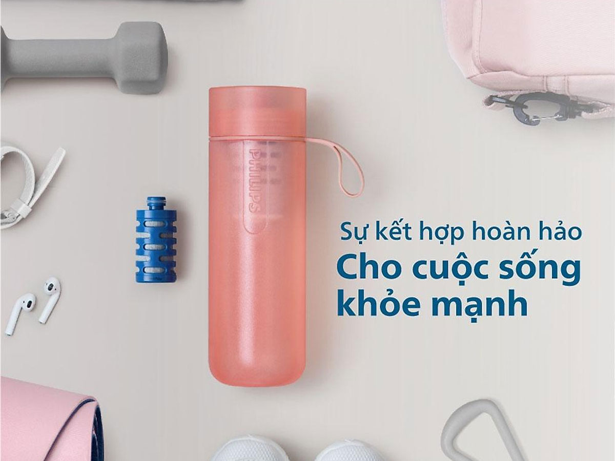 Bình lọc nước thể thao Philips AWP2712 Bình lọc nước thể thao Philips AWP2712