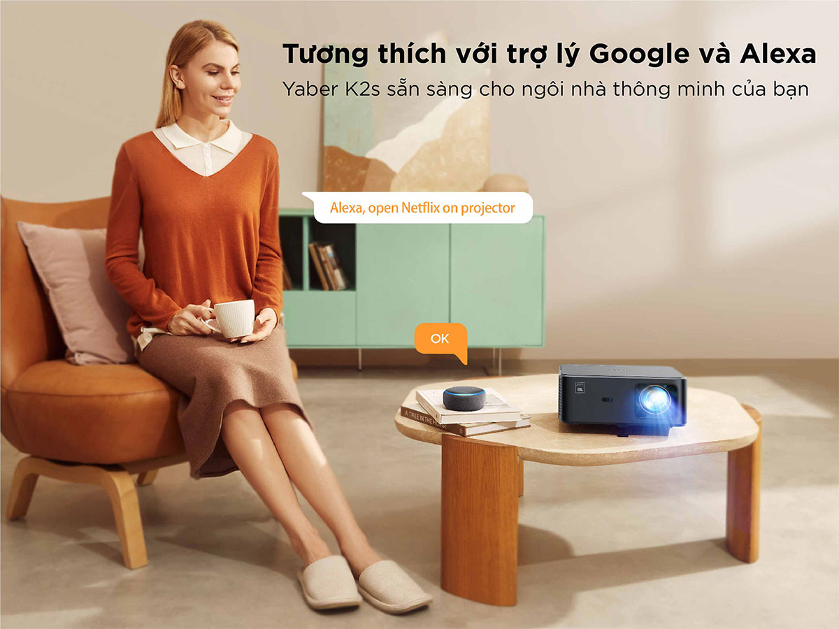 Máy chiếu thông minh Yaber K2s