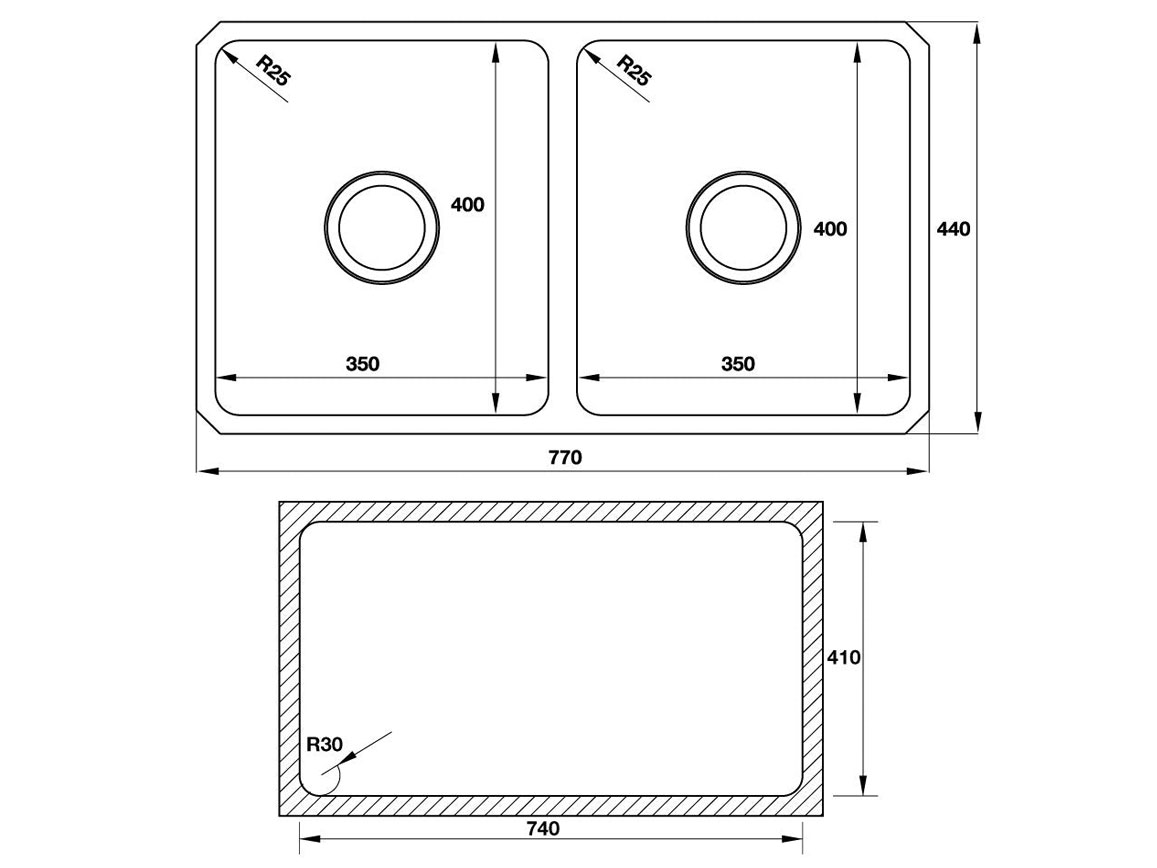 Bồn rửa chén inox Hafele HS19-SSN2S90S/567.23.020